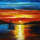 Afremov nur mit dem Spachtel 02